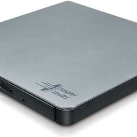 Hitachi-LG Data Storage Εξωτερικός Οδηγός Εγγραφής/Ανάγνωσης CD/DVD για Desktop / Laptop Ασημί