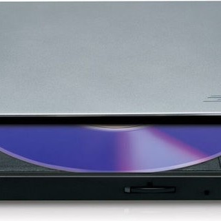 Hitachi-LG Data Storage Εξωτερικός Οδηγός Εγγραφής/Ανάγνωσης CD/DVD για Desktop / Laptop Ασημί