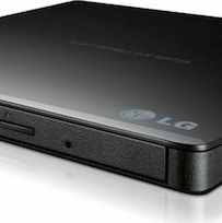 Hitachi-LG Data Storage Εξωτερικός Οδηγός Εγγραφής/Ανάγνωσης DVD/CD για Desktop / Laptop Μαύρο