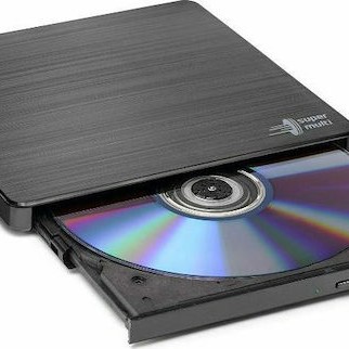 Hitachi-LG Data Storage Εξωτερικός Οδηγός Εγγραφής/Ανάγνωσης DVD/CD για Desktop / Laptop Μαύρο