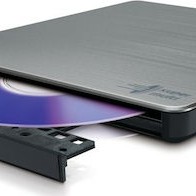 Hitachi-LG Data Storage Εξωτερικός Οδηγός Εγγραφής/Ανάγνωσης DVD/CD για Laptop / Desktop Ασημί