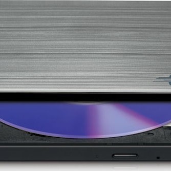 Hitachi-LG Data Storage Εξωτερικός Οδηγός Εγγραφής/Ανάγνωσης DVD/CD για Laptop / Desktop Ασημί
