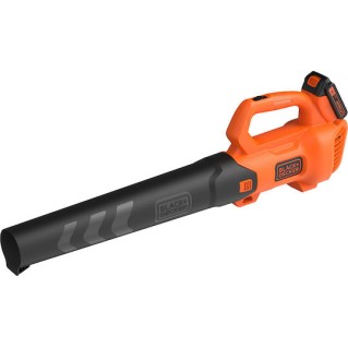 Black & Decker Φυσητήρας Χειρός 18V με 1 Μπαταρία 2Ah & Μέγιστη Ταχύτητα Αέρα 140km/h