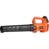 Black & Decker Φυσητήρας Χειρός 18V με 1 Μπαταρία 2Ah & Μέγιστη Ταχύτητα Αέρα 140km/h