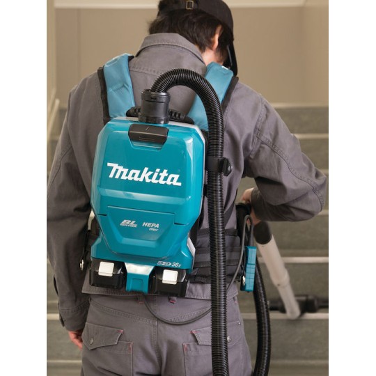 Makita Επαναφορτιζόμενη Σκούπα Stick 18V Μπλε DVC261ZX15