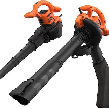 Black & Decker Φυσητήρας / Απορροφητήρας Χειρός Ηλεκτρικός 2600W με Μέγιστη Ταχύτητα Αέρα 315km/h