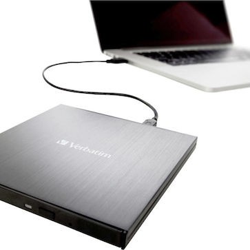 Verbatim Εξωτερικός Οδηγός Εγγραφής/Ανάγνωσης Blu-Ray/DVD/CD για Desktop / Laptop Μαύρο