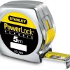 Stanley Powerlock Μετροταινία με Αυτόματη Επαναφορά 19mm x 5m
