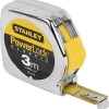 Stanley Powerlock Μετροταινία με Αυτόματη Επαναφορά 13mm x 3m