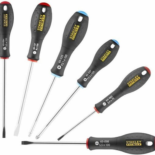 Stanley Σετ Κατσαβίδια με 6 Εναλλασσόμενες Μύτες FatMax