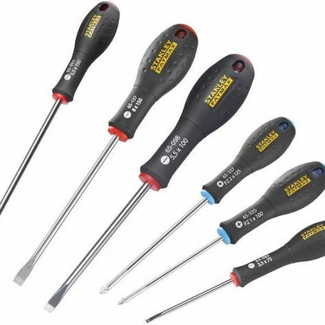 Stanley Σετ Κατσαβίδια με 6 Εναλλασσόμενες Μύτες FatMax