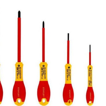 Stanley Σετ 6 Κατσαβίδια Ηλεκτρολόγου VDE 1000V με 6 Εναλλασσόμενες Μύτες