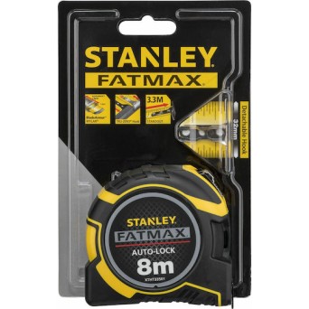 Stanley FatMax Autolock Μετροταινία με Αυτόματη Επαναφορά και Μαγνήτη 32mm x 8m