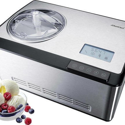 Steba IC 180 Παγωτομηχανή 2lt Ασημί