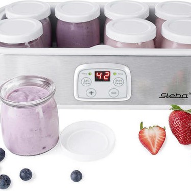 Steba JM 3 Γιαουρτομηχανή με Βαζάκια 1.4lt Ασημί 30W