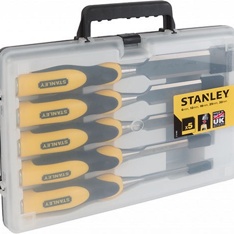 Stanley Dynagrip Σκαρπέλα με Πλαστική Λαβή Σετ 5τμχ