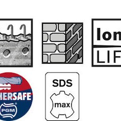 Bosch Διαμαντοτρύπανο Καρβιδίου με SDS Max Στέλεχος για Δομικά Υλικά 22x1200mm