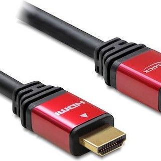 DeLock HDMI 1.3 Cable HDMI male - HDMI male 5m Μαύρο