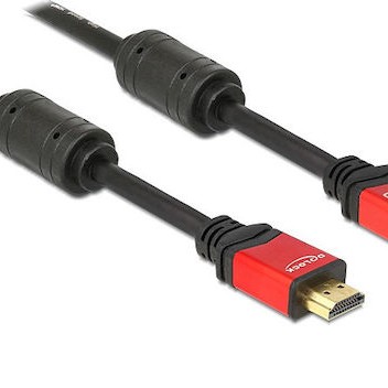 DeLock HDMI 1.3 Cable HDMI male - HDMI male 5m Μαύρο