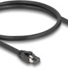 DeLock S/FTP Cat.8.1 Καλώδιο Δικτύου Ethernet 0.5m Μαύρο 1τμχ