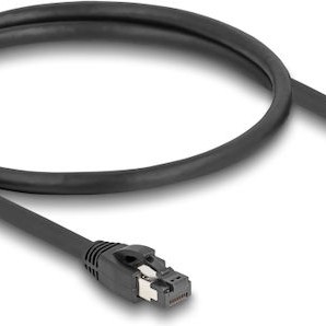 DeLock S/FTP Cat.8.1 Καλώδιο Δικτύου Ethernet 0.5m Μαύρο 1τμχ