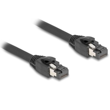 DeLock S/FTP Cat.8.1 Καλώδιο Δικτύου Ethernet 0.5m Μαύρο 1τμχ