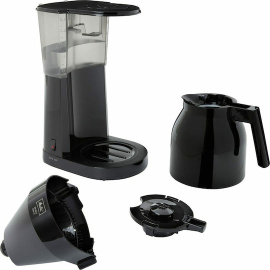 Melitta Easy Therm Καφετιέρα Φίλτρου 1080W Black