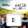 Kingston Endurance microSDXC 64GB Class 10 U1 V10 A1 UHS-I
