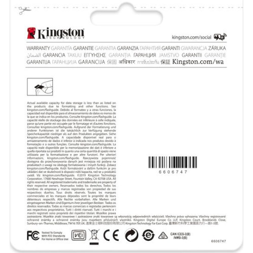 Kingston Endurance microSDXC 64GB Class 10 U1 V10 A1 UHS-I