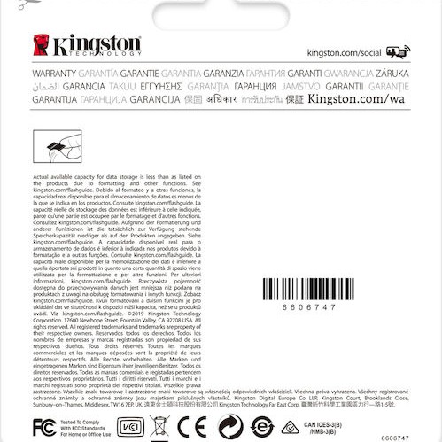 Kingston Endurance microSDXC 128GB Class 10 U1 V10 A1 UHS-I