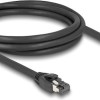 DeLock S/FTP Cat.8.1 Καλώδιο Δικτύου Ethernet 2m Μαύρο