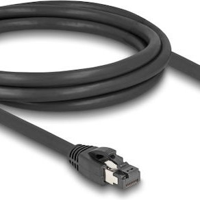 DeLock S/FTP Cat.8.1 Καλώδιο Δικτύου Ethernet 2m Μαύρο