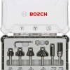 Bosch Σετ Φρέζες Καρβιδίου για Διαμόρφωση Ακμών σε Ξύλο 6mm 6τμχ