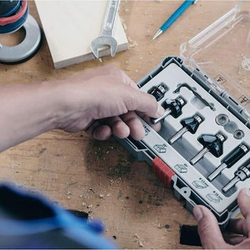 Bosch Σετ Φρέζες Καρβιδίου για Διαμόρφωση Ακμών σε Ξύλο 6mm 6τμχ