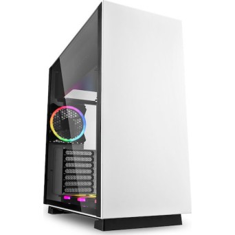 Sharkoon Pure Steel RGB Gaming Midi Tower Κουτί Υπολογιστή με Πλαϊνό Παράθυρο Λευκό