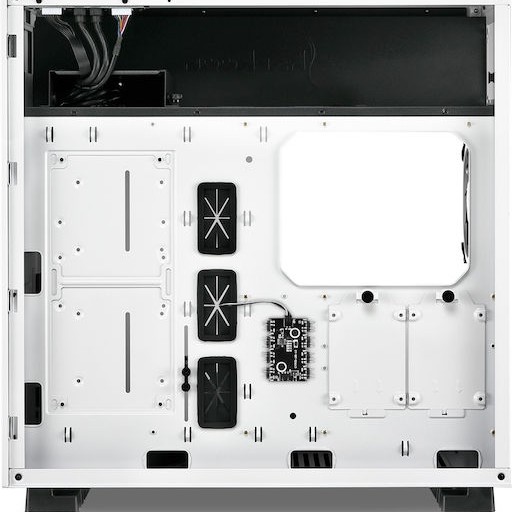 Sharkoon Pure Steel RGB Gaming Midi Tower Κουτί Υπολογιστή με Πλαϊνό Παράθυρο Λευκό