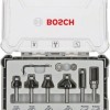 Bosch Σετ Φρέζες Καρβιδίου για Διαμόρφωση Αυλακώσεων σε Ξύλο 8mm 6τμχ
