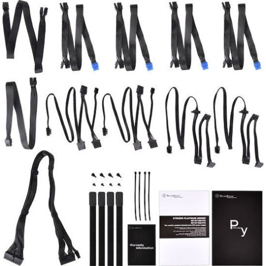 Silverstone ST1000-PTS 1000W Μαύρο Τροφοδοτικό Υπολογιστή Full Modular 80 Plus Platinum