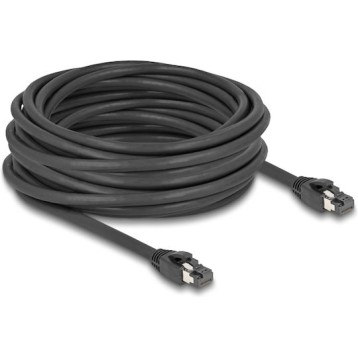 DeLock S/FTP Cat.8.1 Καλώδιο Δικτύου Ethernet 10m Μαύρο