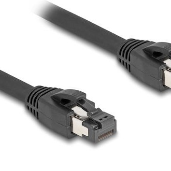 DeLock S/FTP Cat.8.1 Καλώδιο Δικτύου Ethernet 10m Μαύρο