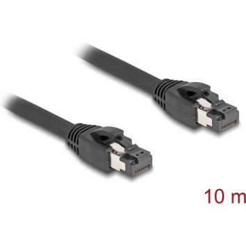 DeLock S/FTP Cat.8.1 Καλώδιο Δικτύου Ethernet 10m Μαύρο