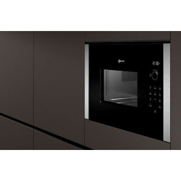 Neff Εντοιχιζόμενος Φούρνος Μικροκυμάτων 20lt Μαύρος
