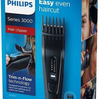 Philips Series 3000 Κουρευτική Μηχανή Ρεύματος Black HC3510/15