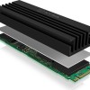 Icy Box Heat Sink for M.2 2280 SSD Ψύξη Μ.2 SSD Μαύρο