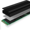 Icy Box Heat Sink for M.2 2280 SSD Ψύξη Μ.2 SSD Μαύρο