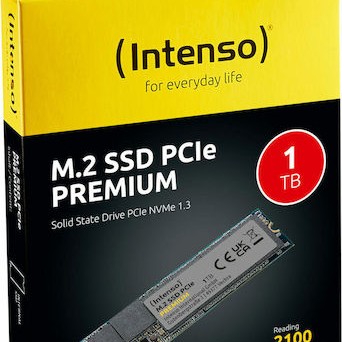 Intenso Premium SSD 1TB M.2 NVMe PCI Express 3.0