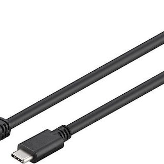 Goobay Regular USB 3.1 Cable USB-C male - USB-C female Μαύρο 1m (055-1152)