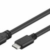 Goobay Regular USB 3.1 Cable USB-C male - USB-C female Μαύρο 1m (055-1152)