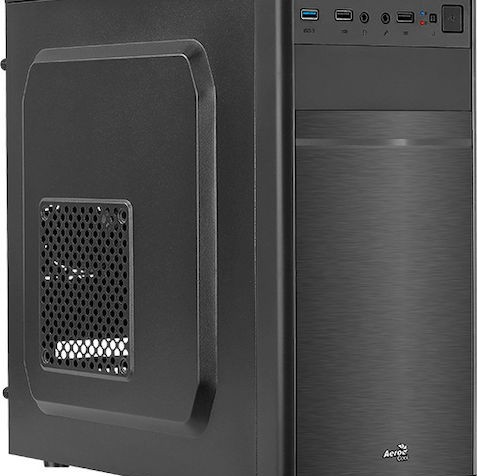 Aerocool CS-103 Mini Tower Κουτί Υπολογιστή Μαύρο