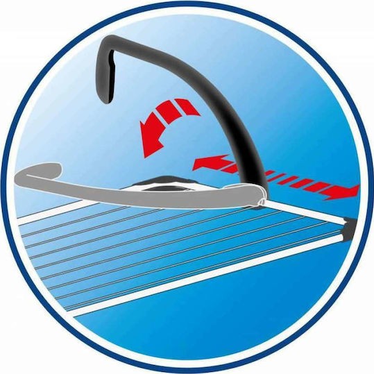 Vileda Express Απλώστρα Κρεμαστή από Αλουμίνιο για το Μπαλκόνι με Μήκος Απλώματος 3m